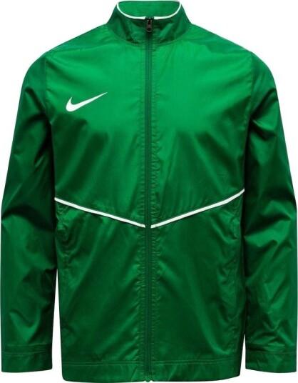 Nike Park 26 Barn Regnjakke Grønn/Hvit Dri-FIT Vannavvisende Størrelse XS (122-128 cm)