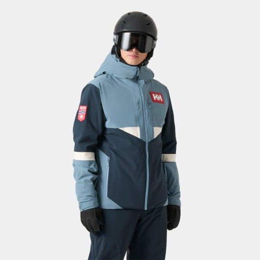 Helly Hansen Kvitfjell Race Fôret Skijakke Herre Blå M Helly Hansen Kvitfjell Race Fôret Skijakke Herre Blå M