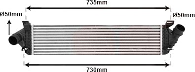 Intercooler VAN WEZEL 59004134