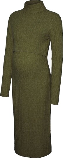 Mamalicious | Mlsuniva June Ls Knit Midi Dress 2F Noos | XXL