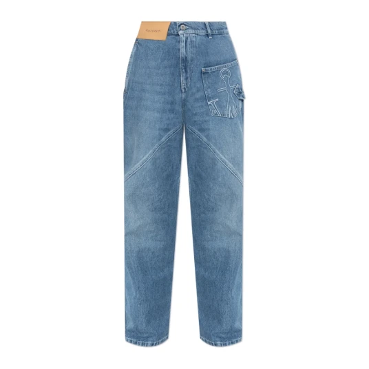 JW Anderson Dame Jeans Blå W29,