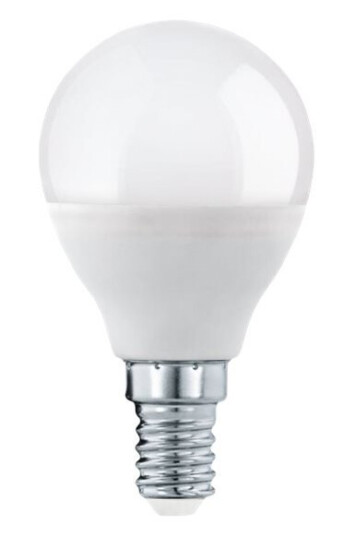 Eglo Led-Lyspære Form: P45 E14 5.5 W Ekvivalent 40 Klasse F Varmt Hvitt Lys 3000 K Melkehvit Eglo Led-Lyspære Form: P45 E14 5.5 W Ekvivalent 40 Klasse F Varmt Hvitt Lys 3000 K Melkehvit