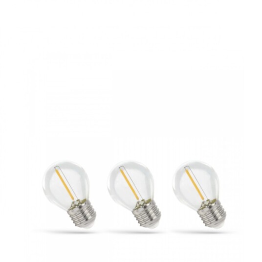 Spectrum Led LED-lampe E27 1W 2700K 60 lumen 3-pack