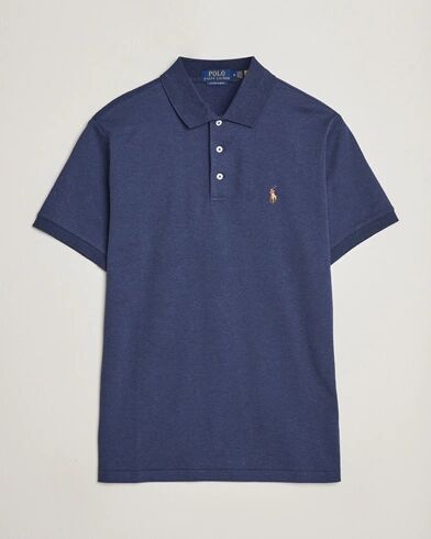 Polo Ralph Lauren Luxury Pima Cotton Polo Spring Navy Heather Polo Ralph Lauren Luxury Pima Cotton Polo Spring Navy Heather