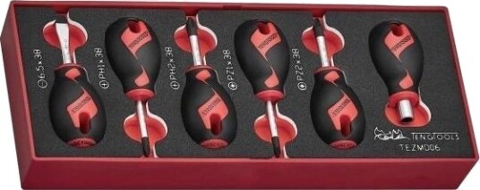 Teng Tools Sett Med Korte Bits Tezmd06 6 Stk (1 Sett)