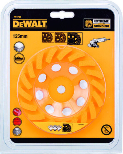 Dewalt Turbo Diamantslipeskive 125mm for Betong DT3797 Dewalt Turbo Diamantslipeskive 125mm for Betong DT3797