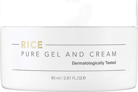 Thank You Farmer Rice Pure Gel og Krem 80 ml - Fuktighetsgivende Ansiktskrem for Alle Hudtyper