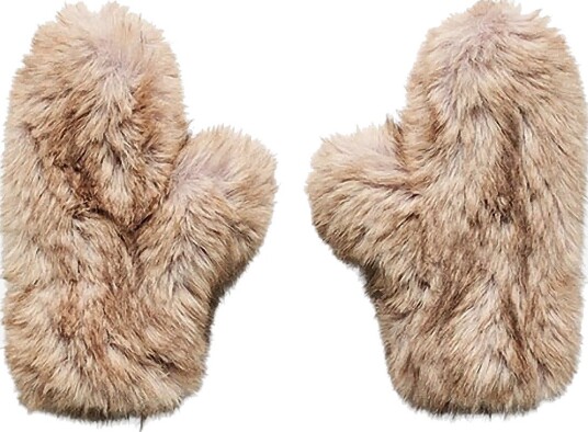 Stand Studio Jane Fur Mittens NATURAL XS/S Stand Studio Jane Fur Mittens NATURAL XS/S