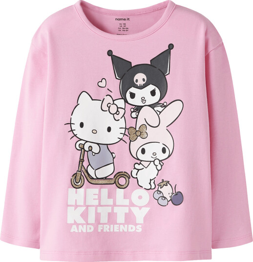 Name It Nmfablina Hellok Ls Nreg Top Sky Pink 104