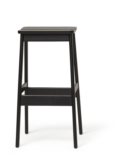 Form & Refine Angle Standard Bar Stol 75 - Black - H:75CM x 39 Form & Refine Angle Standard Bar Stol 75 - Black - H:75CM x 39