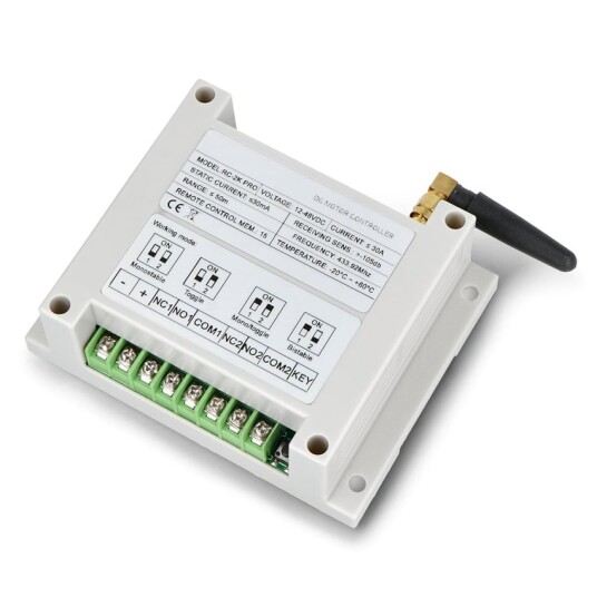 Trådløs Kontroller 2 Kanals For Aktuatorer Trådløs Kontroller 2 Kanals For Aktuatorer