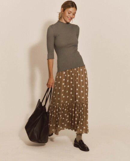 Rosemunde Rwgloria Long Skirt Brown 38