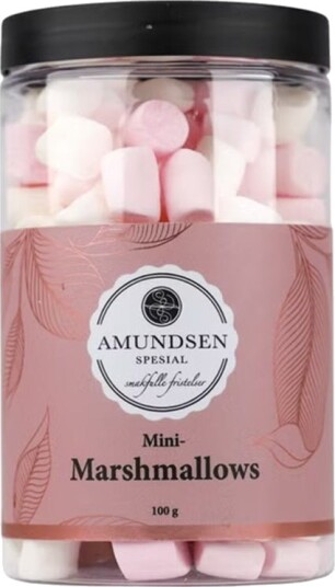 Amundsen Trading Amundsen Mini Marshmallows 100gram Amundsen Trading Amundsen Mini Marshmallows 100gram
