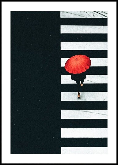 red umbrella Plakat Plakat / 100x150cm red umbrella Plakat Plakat / 100x150cm