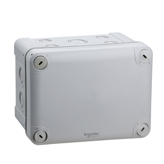 Schneider Electric ENN05087 Koblingsboks grå knock outs utvendig 150 x 105 x 80 mm Installasjonsmaterial