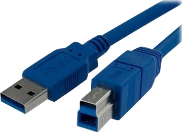 Akyga Ak Usb 09   Usb Kabel   Usb Type A Hann Til Usb Type B Hann   Usb 3.0   1.8 M   Blå