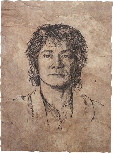 The Lord of the Rings Portrait of Bilbo Baggins Statue Art Print