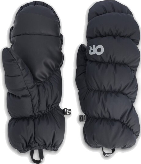 Outdoor Research Coldfront Down Mitts Solid Black