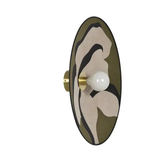 MARKET SET Sonia Laudet vegglampe Ø 60 cm khaki