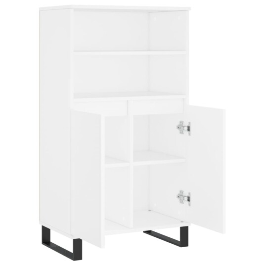 vidaXL Highboard hvit 60x36x110 cm konstruert tre vidaXL Highboard hvit 60x36x110 cm konstruert tre