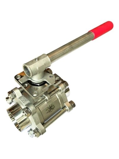 Lemvigh-Muller Ballvalve mars 88 63.5x1.6 sms rb 3-part