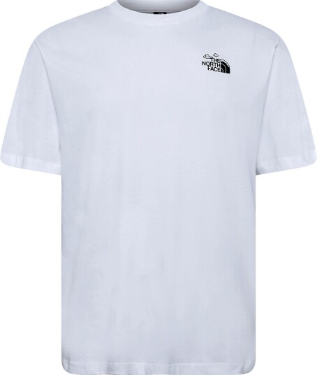 The North Face U Nat High Society Rlx Ss Tee Graphic TNF WHITE L