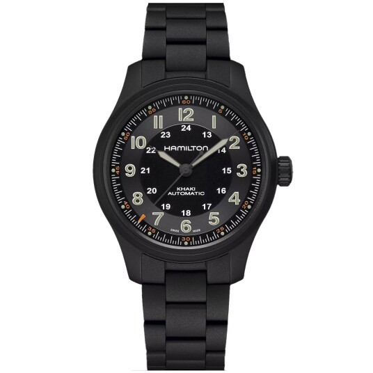 Hamilton Khaki Field Titanium Auto H70665130 - Herre - 42 mm - Analog - Automatisk - Safirglass
