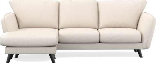 Trend Lyx 3 seters Venstrevendt L formet Sjeselongsofa i Manchester Beige