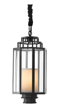 Taklampe Monticello, svart, S