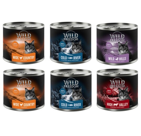 Wild Freedom Adult 6 X 200 G Blandet Pakke 2