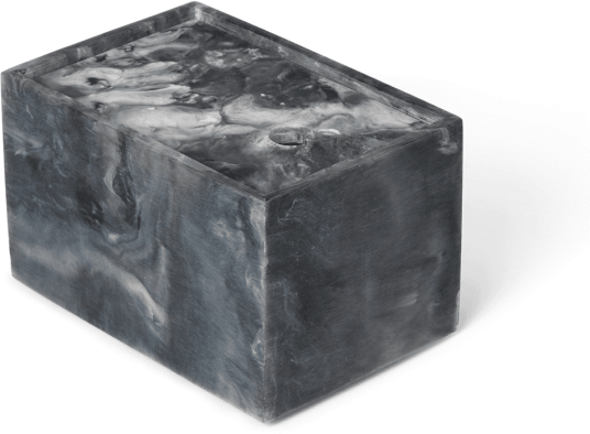 Ferm Living Mist oppbevaringsboks 10x15 cm Charcoal