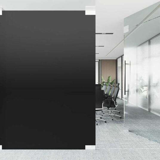  Statisk Vindusfilm Svart 45 x 1000 cm PVC