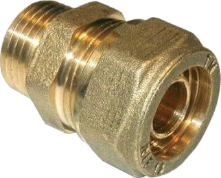 Tiemme Overgangsnippel 16 mm x 1/2" for PEX Rør Tiemme Overgangsnippel 16 mm x 1/2" for PEX Rør
