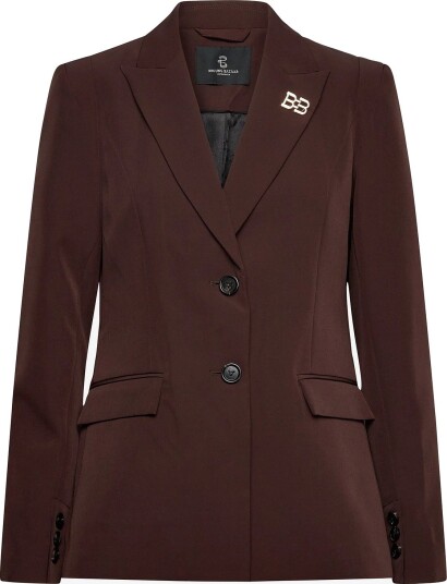 Bruuns Bazaar Rubysusbbsora Blazer DARK BROWN 42