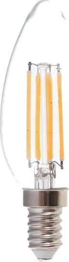 V Tac E14 4W 3 trinn dimbar LED kronepære Filament varmhvit Dimbar : 3 trinns Kulør : Varm V Tac E14 4W 3 trinn dimbar LED kronepære Filament varmhvit Dimbar : 3 trinns Kulør : Varm