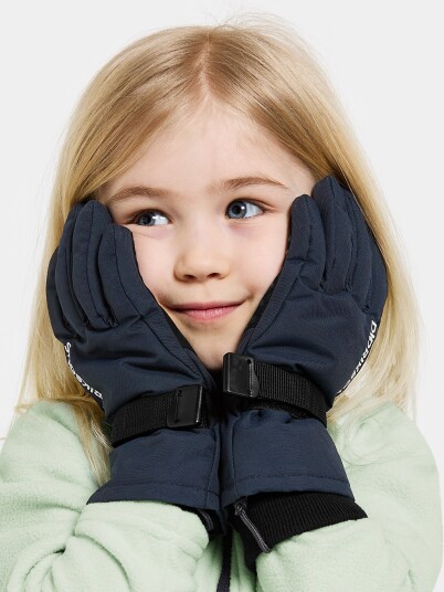 Didriksons Biggles Hansker Navy 4-6 år