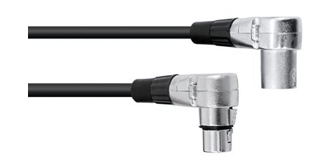 Omnitronic 30220632 Xlr 3 Pin Hankjønn Xlr 3 Pin Hunkjønn 3 M Sort