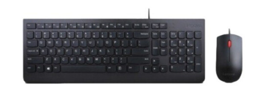 Lenovo Essential Wired Combo - tastatur- og mussett - Norsk