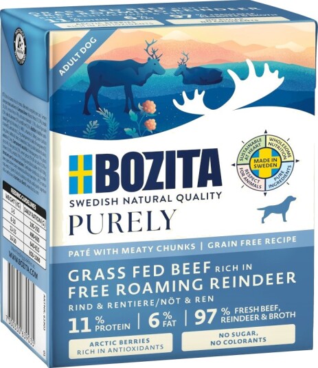 Bozita Purely Paté 6 X 370 G Med Reinsdyr Bozita Purely Paté 6 X 370 G Med Reinsdyr