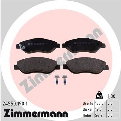 Bremseklosser ZIMMERMANN 24550.190.1