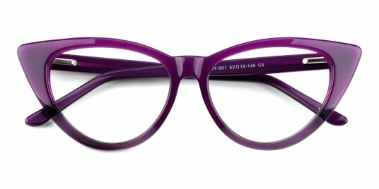 Eo Selection Briller Paige fra eo Selection Lilla acetate cateye large