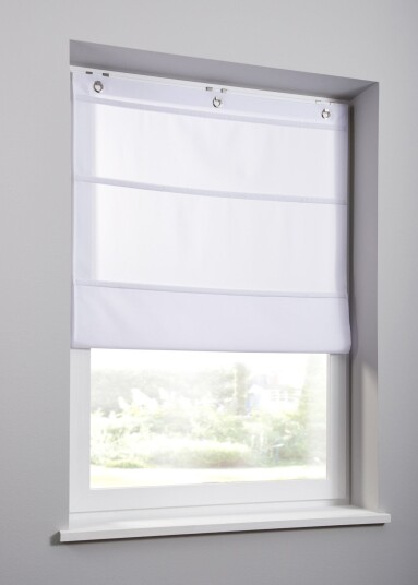 bonprix Magnet-liftgardin 1 (H/B: 130/45 cm),2 (H/B: 130/60 cm),3 (H/B: 130/80 cm) hvit