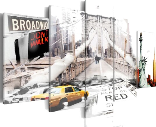 Bilde New York In The Fog 100x50 Artgeist sp. z o. o.