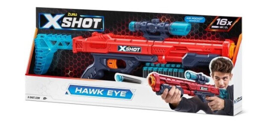 Xshot Orange Excel Hawkeye Launcher 16 Dart