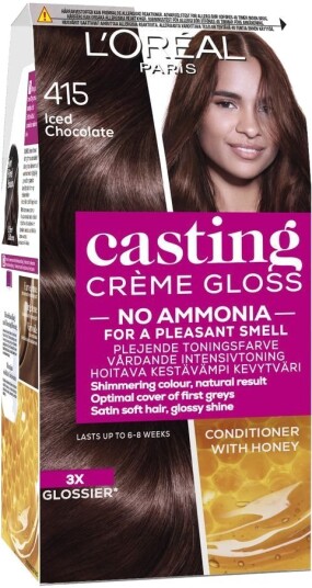L'Oréal Paris Casting Creme Gloss Hårtone – 1 Stk. 415 Iced Chocolate L'Oréal Casting Creme Gloss Hårpleie Hårfarge & Tilbehør Hårfarge