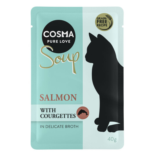 Cosma Økonomipakke Soup 24 X 40 G Laks Med Squash
