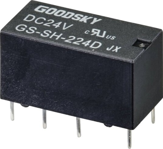 Goodsky Printrelé Gs Sh 224D 24 V/Dc 2 A 2 X Omkobler 1 Stk Rør Goodsky Printrelé Gs Sh 224D 24 V/Dc 2 A 2 X Omkobler 1 Stk Rør