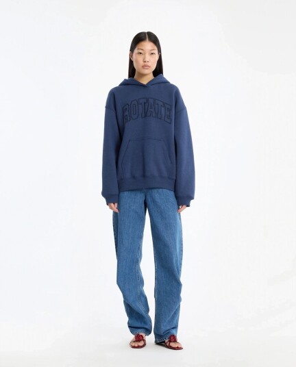 ROTATE Classic Sweat Hoodie Navy S