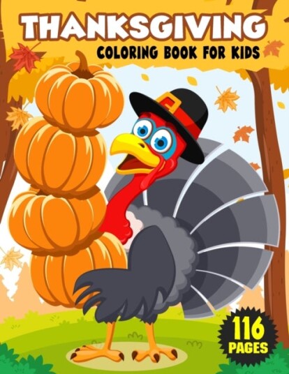 Thanksgiving Coloring Book For Kids