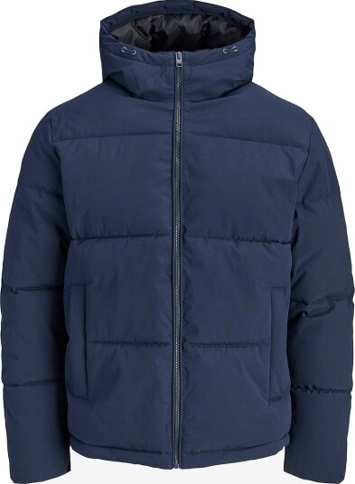 Jack & Jones Plus - Jakke Jjgalaxy Puffer Jacket Pls - Blå